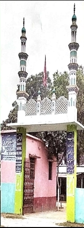 Beautiful Islamic architecture with sunset sky and warm golden light