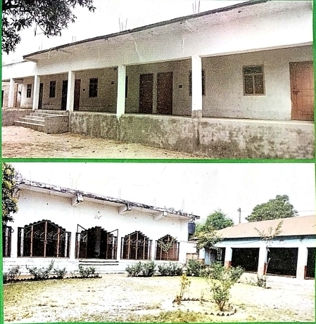 Open Quran on a wooden table with soft natural light illuminating the pages